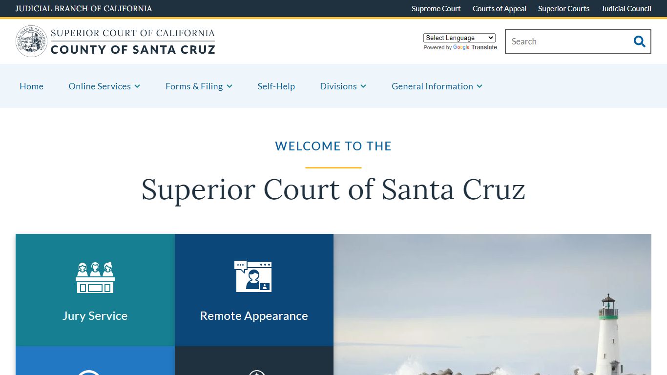 Home | Superior Court of California | County of Santa Cruz